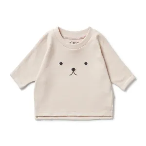 Wilson & Frenchy | Dusty Rose Organic Rib Long Sleeved Top