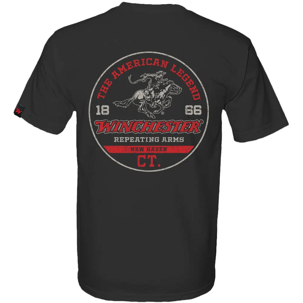 Winchester Pro - Rider in Circle - Short Sleeve T-Shirt