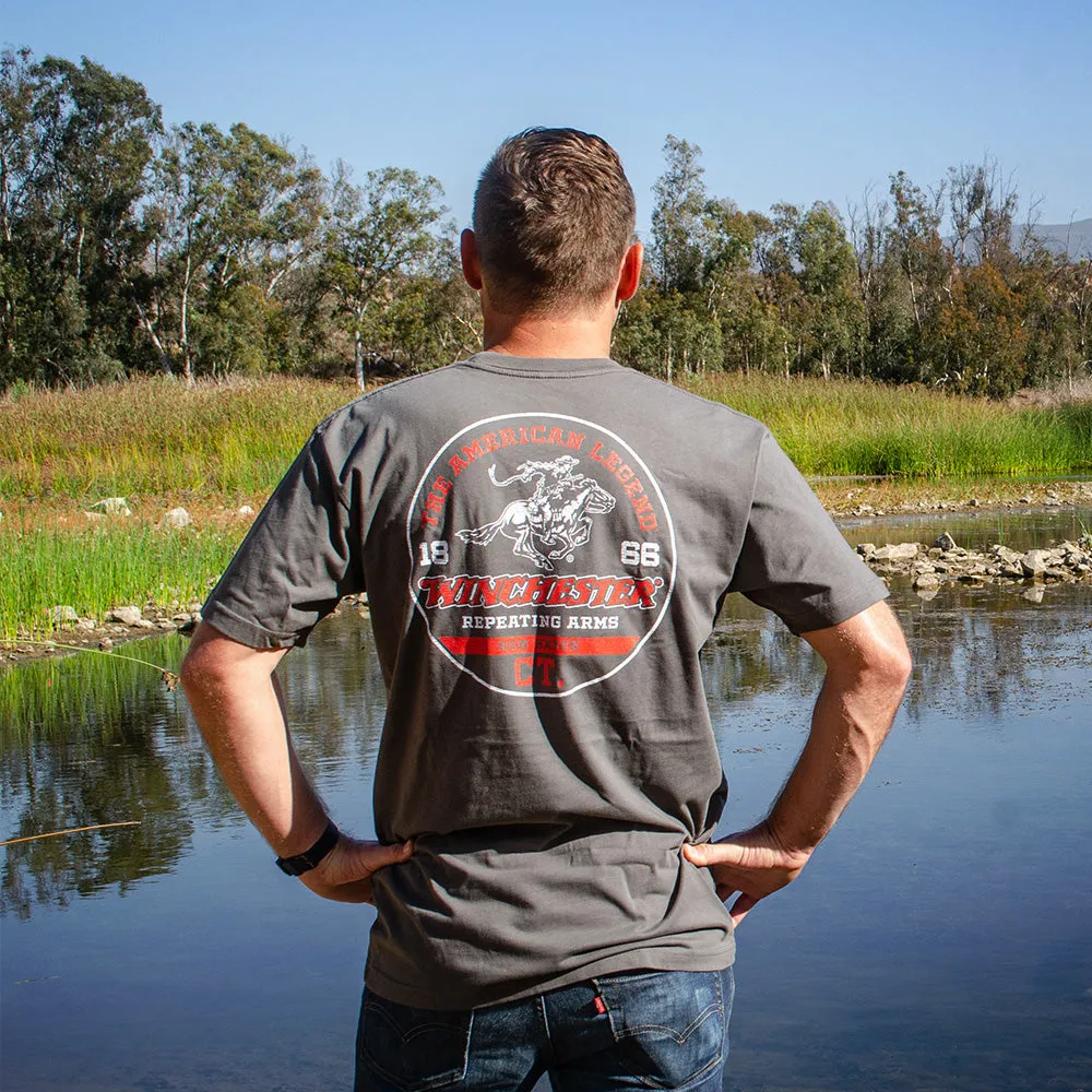 Winchester Pro - Rider in Circle - Short Sleeve T-Shirt