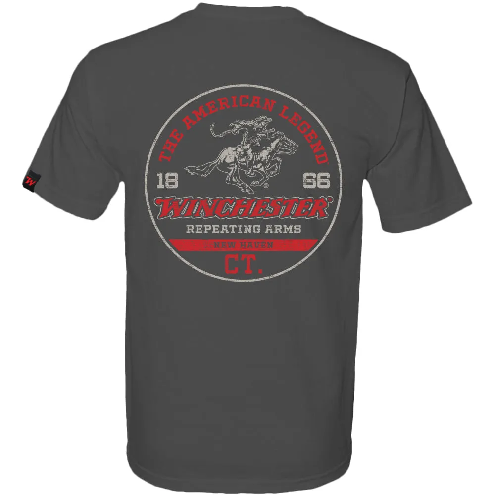 Winchester Pro - Rider in Circle - Short Sleeve T-Shirt