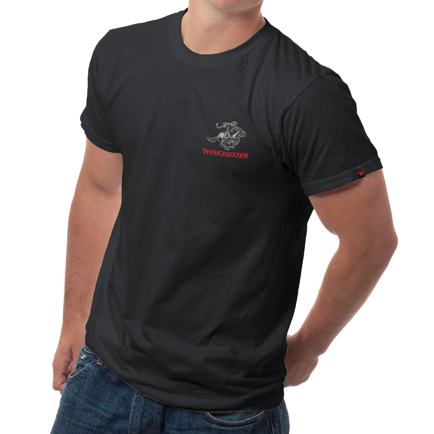 Winchester Pro - Rider in Circle - Short Sleeve T-Shirt