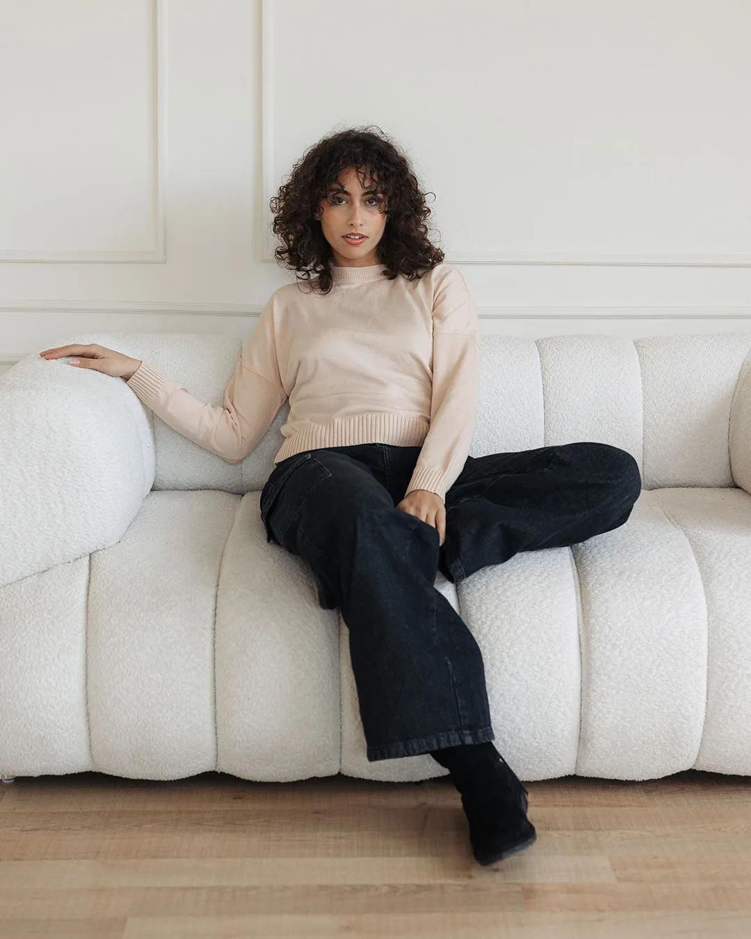 Women Gabardine Wide Leg Pants