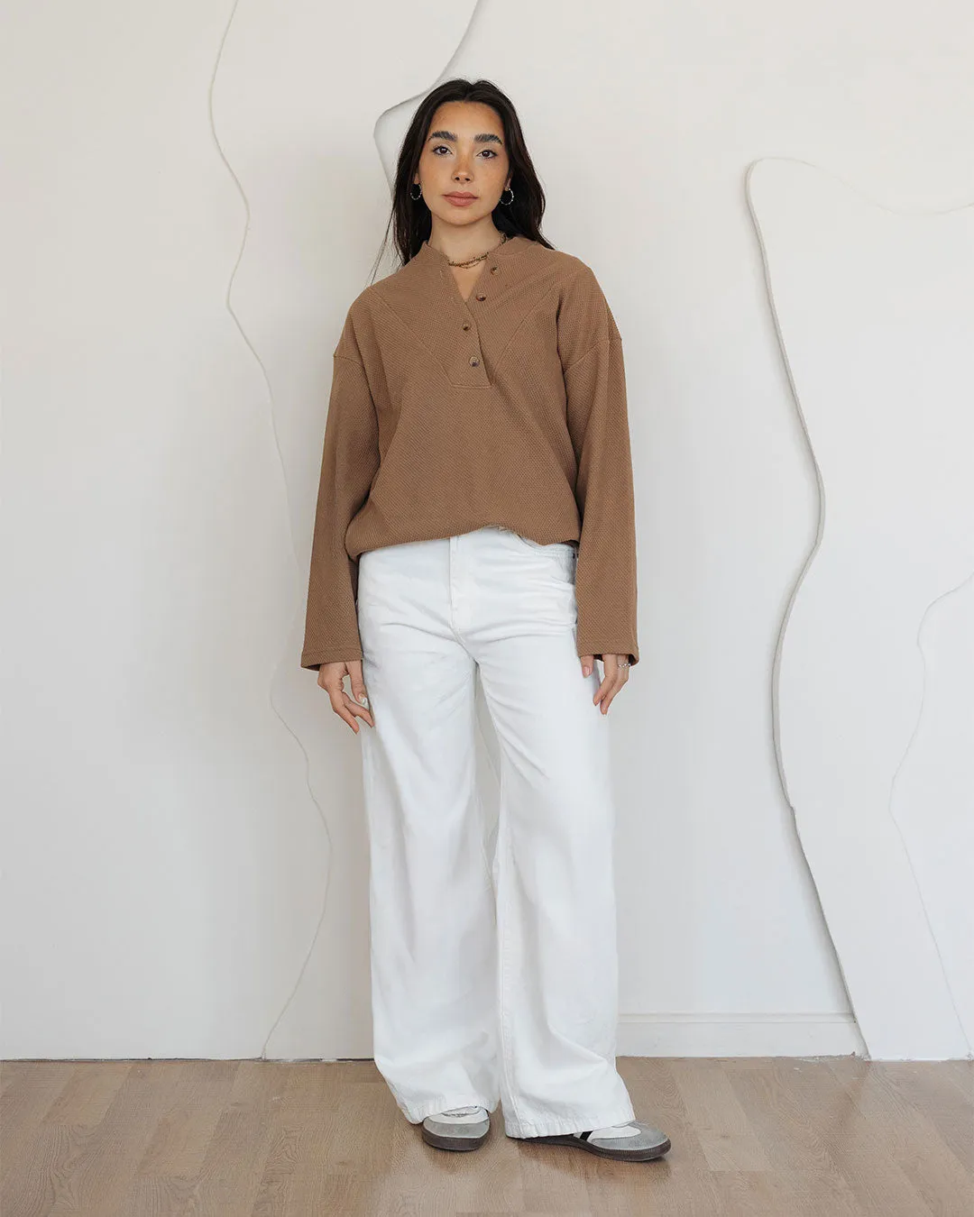 Women Gabardine Wide Leg Pants
