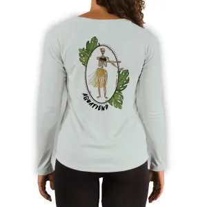 Women's Hula Girl Gray