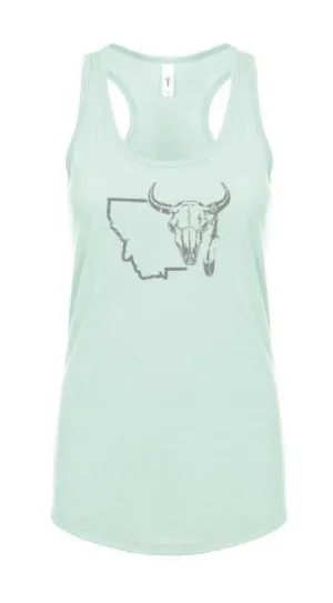 Womens MT Bison Racerback Tank