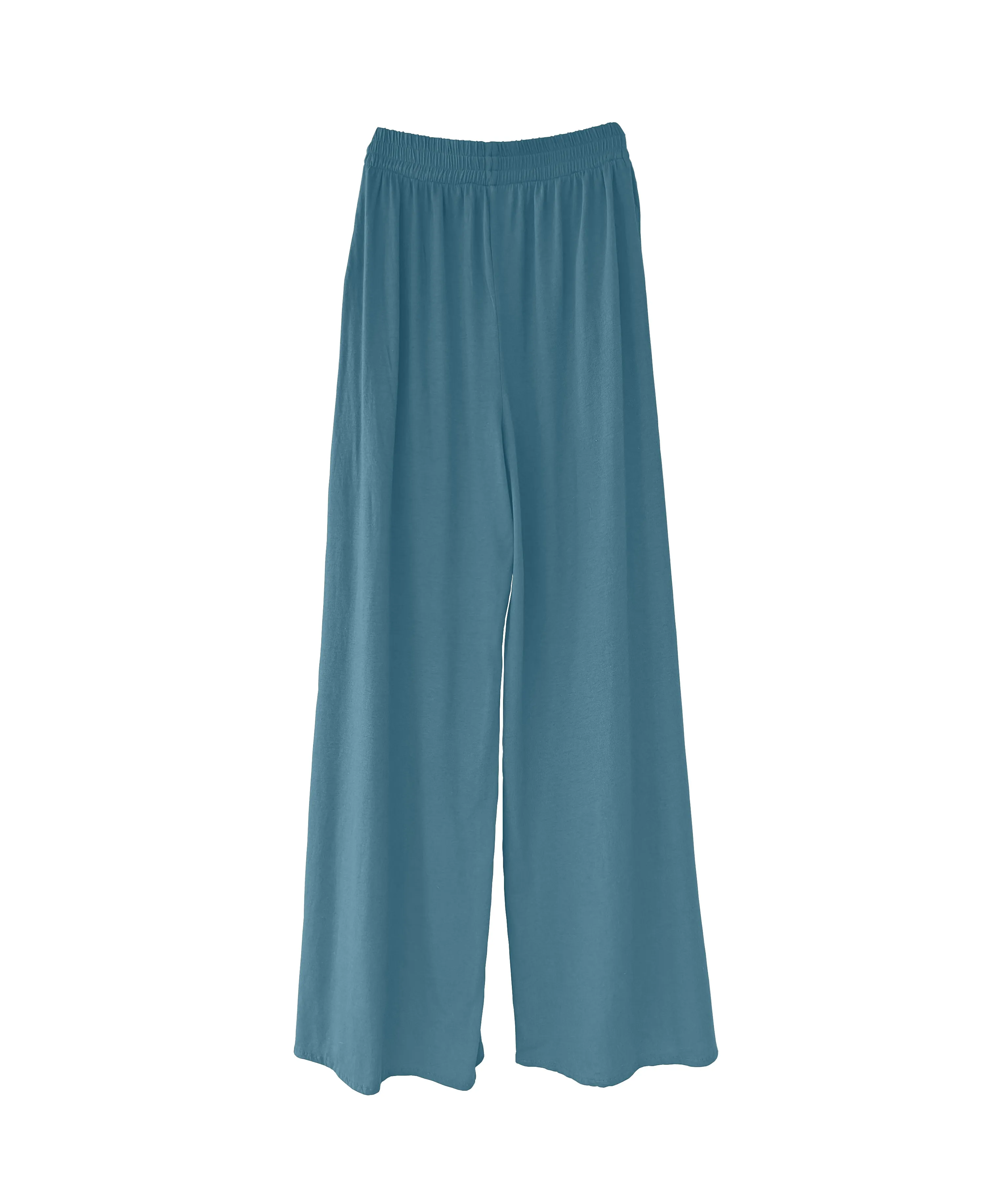 Women's Wide-Leg Pants in Butter Soft Cotton/Modal