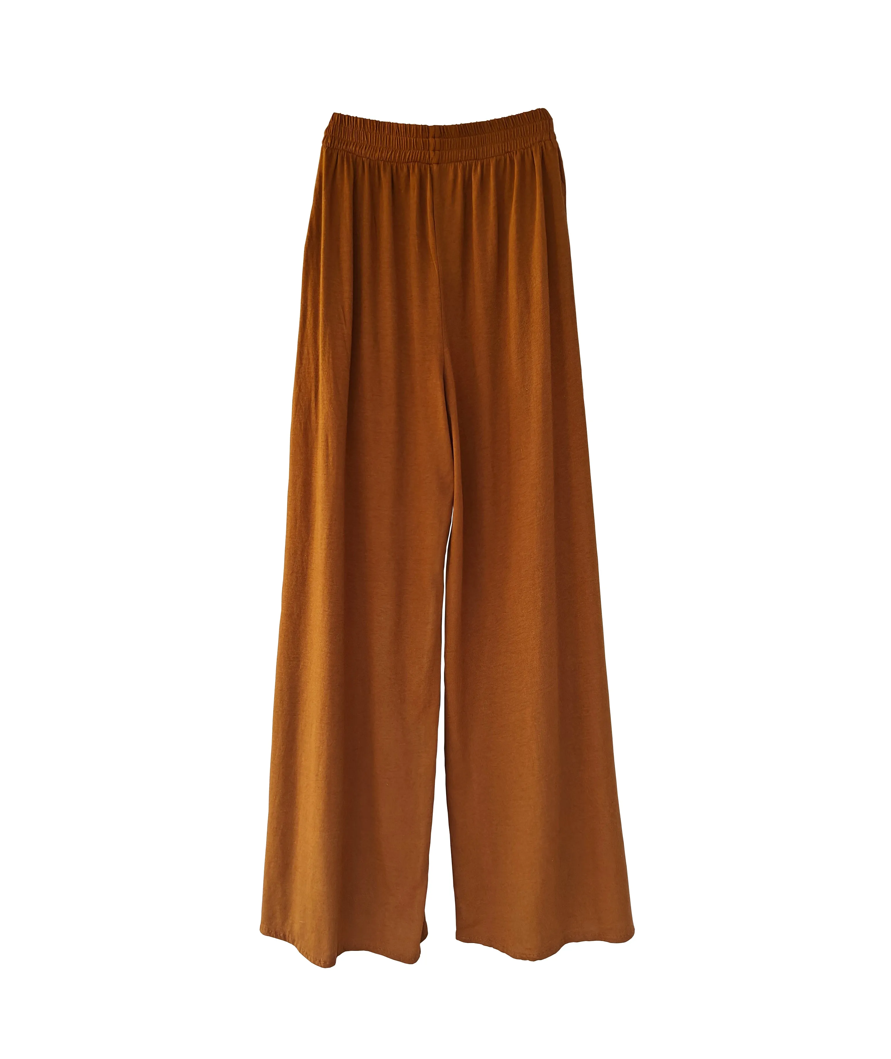 Women's Wide-Leg Pants in Butter Soft Cotton/Modal