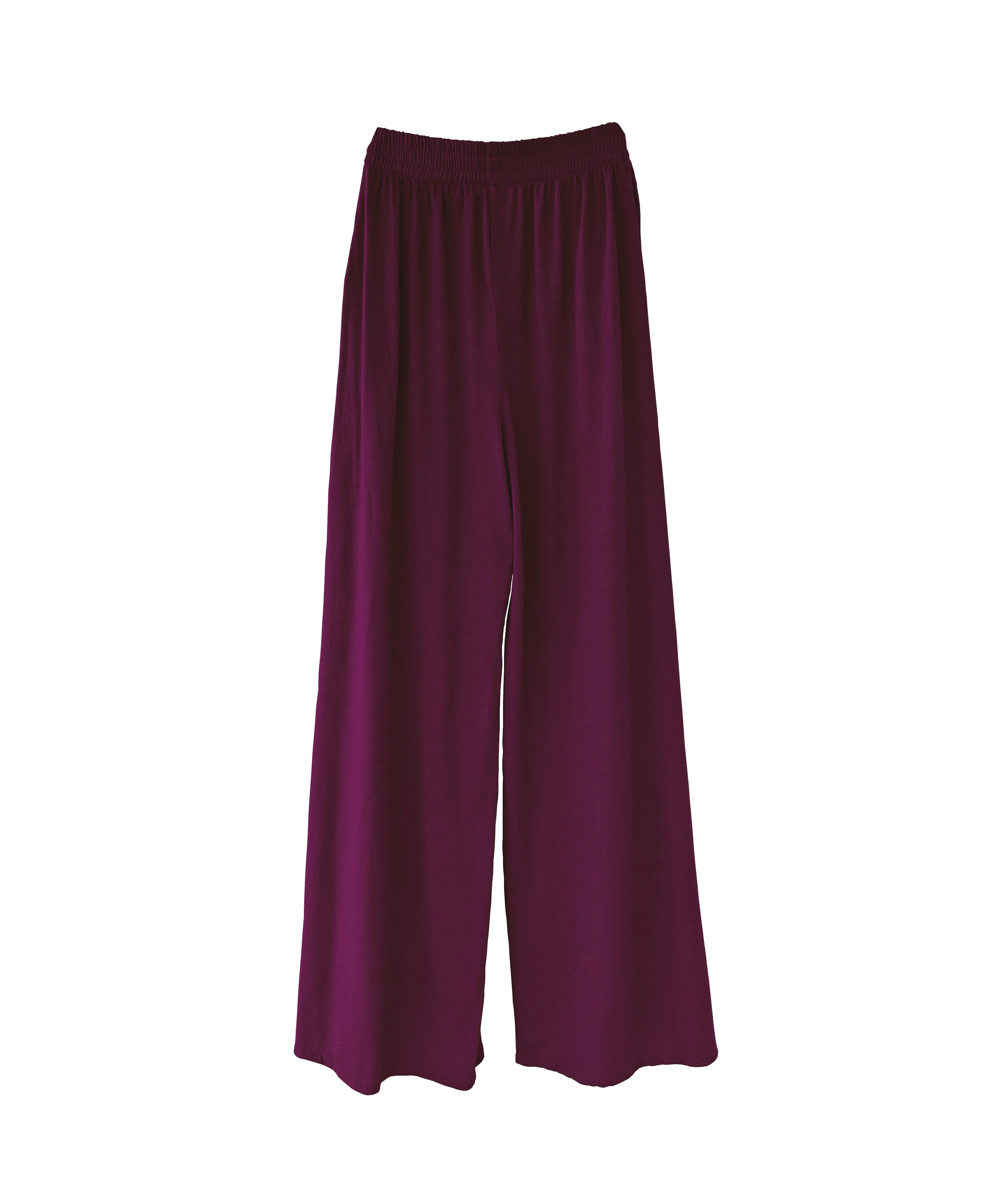 Women's Wide-Leg Pants in Butter Soft Cotton/Modal