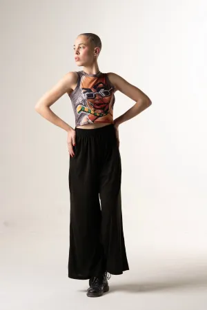 Women's Wide-Leg Pants in Butter Soft Cotton/Modal