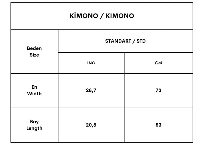 Wrap Pattern Mini Kimono