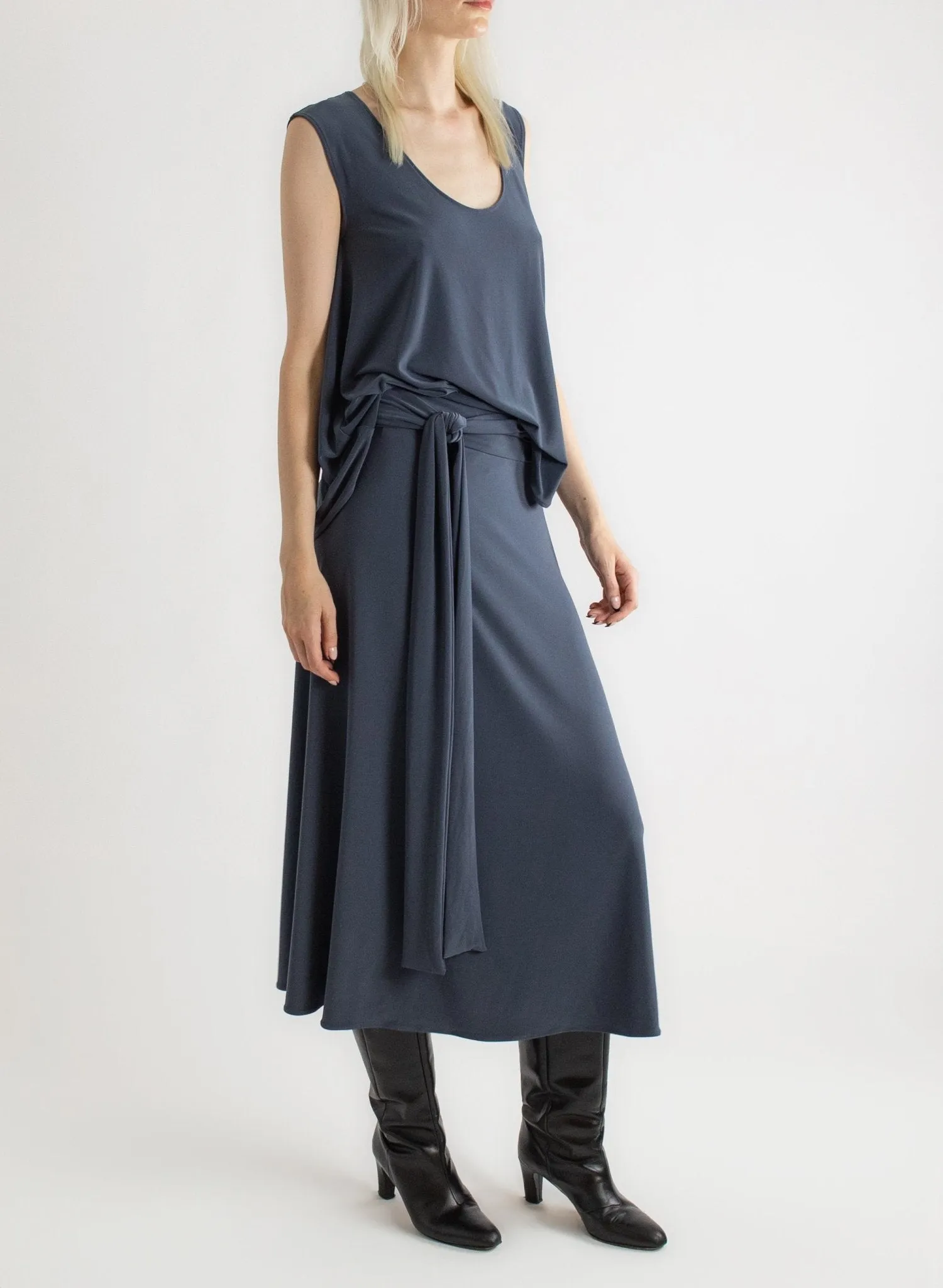 Wrap Skirt - Charcoal