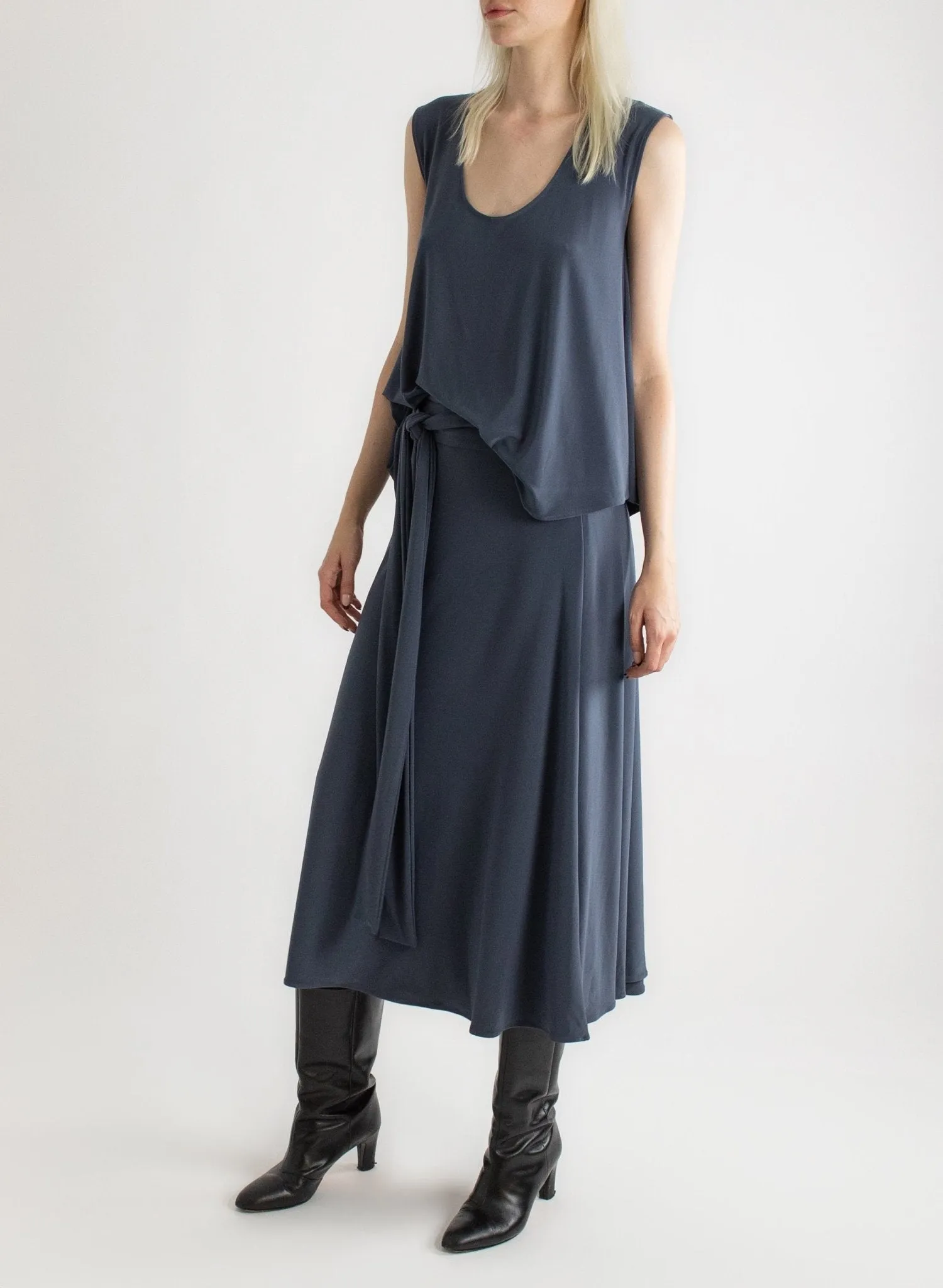 Wrap Skirt - Charcoal