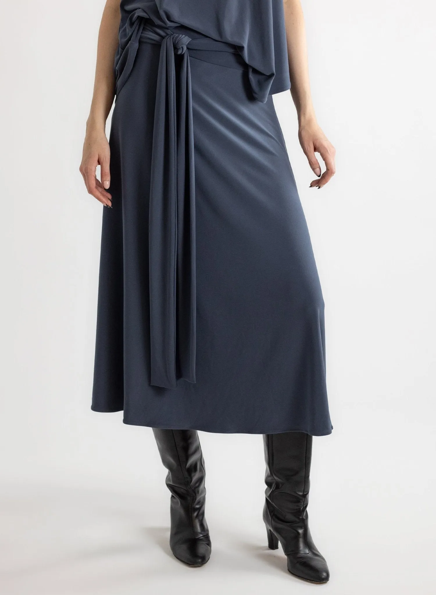 Wrap Skirt - Charcoal