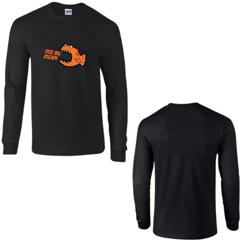 X5CAPE Generation 'Reel Big X5CAPE' Longsleeve T-shirt Black