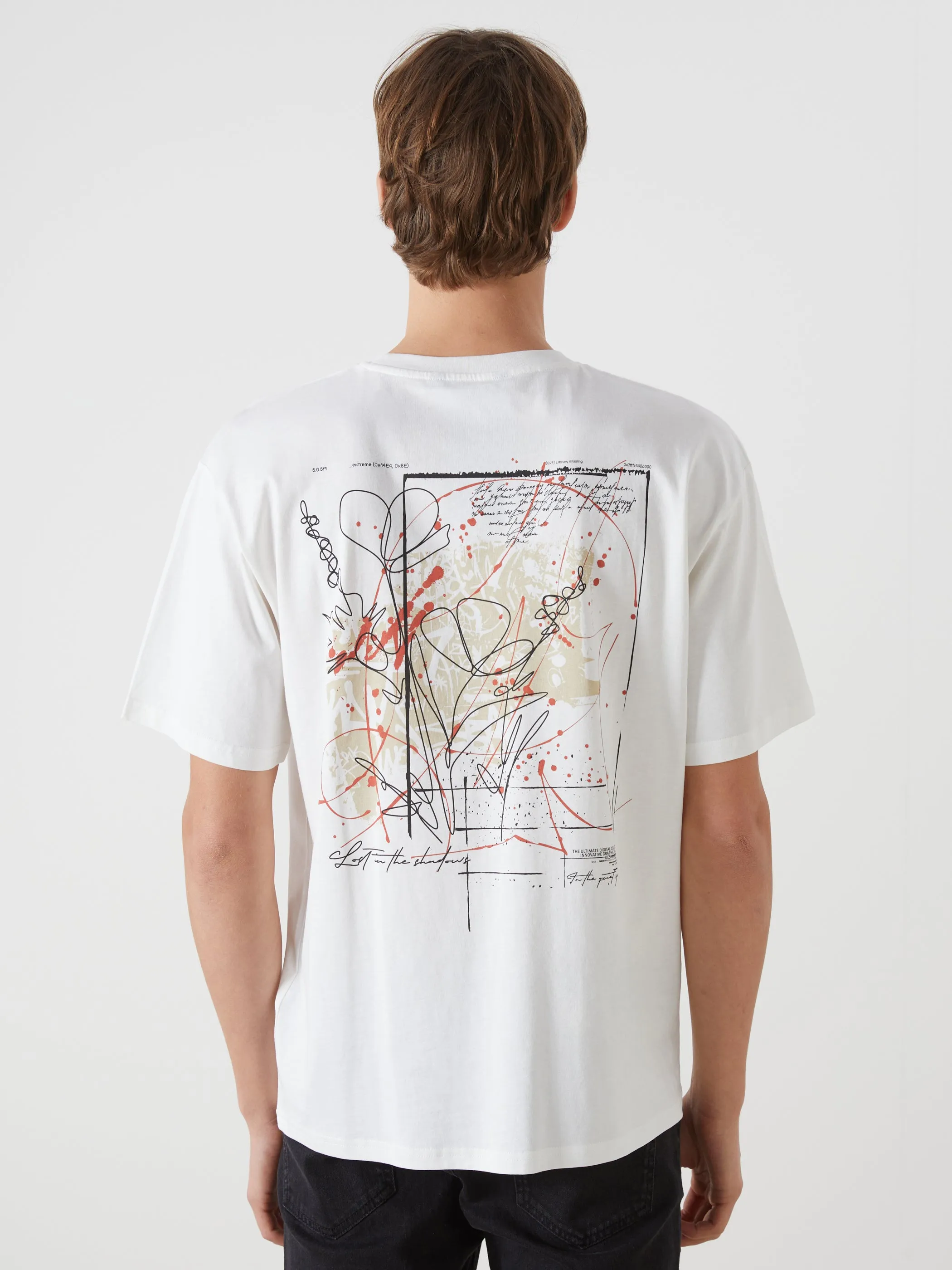 Xside- Crew Neck Printed Men T-Shirt