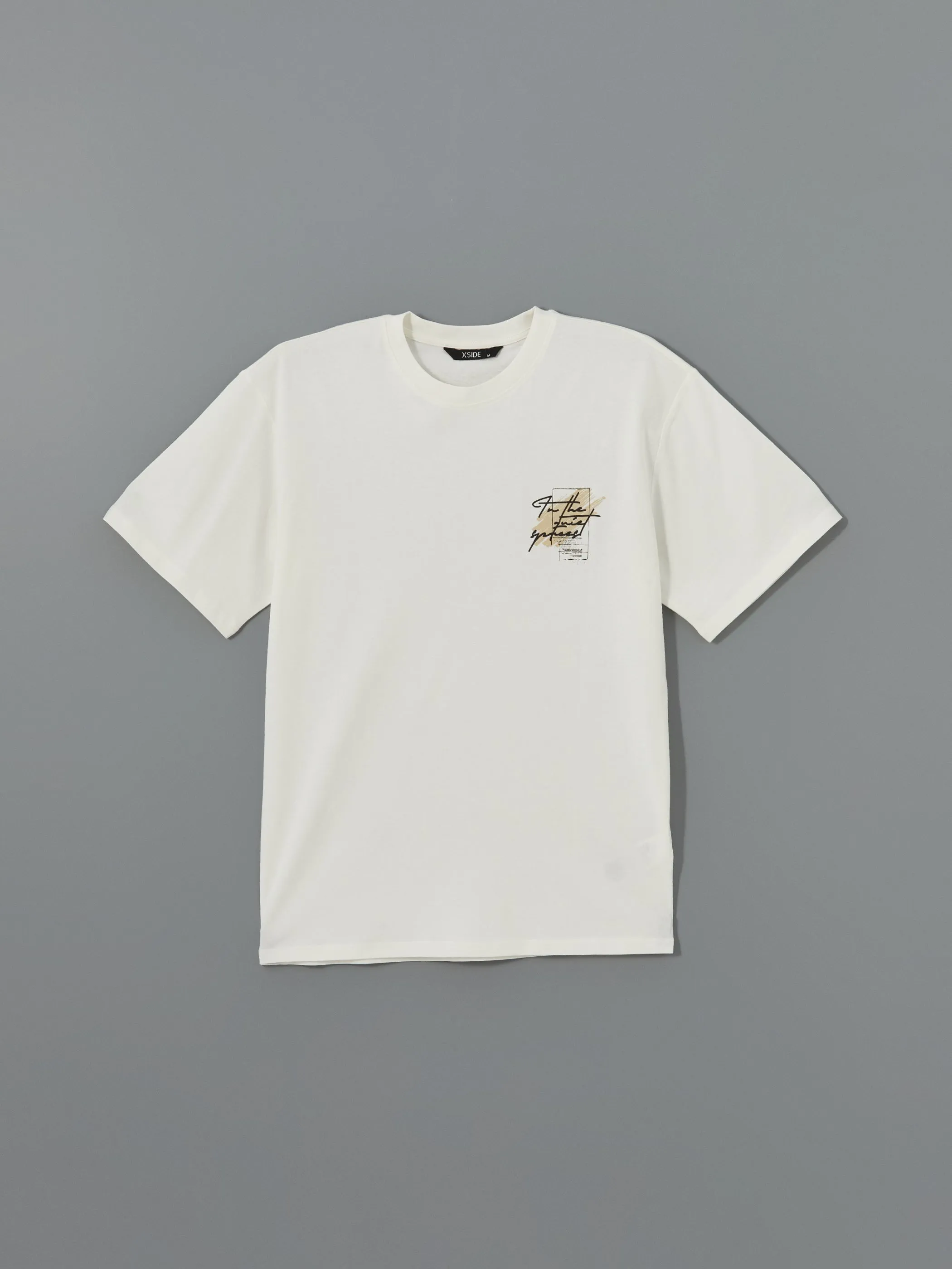 Xside- Crew Neck Printed Men T-Shirt