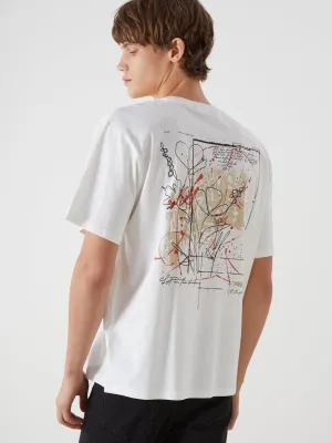 Xside- Crew Neck Printed Men T-Shirt