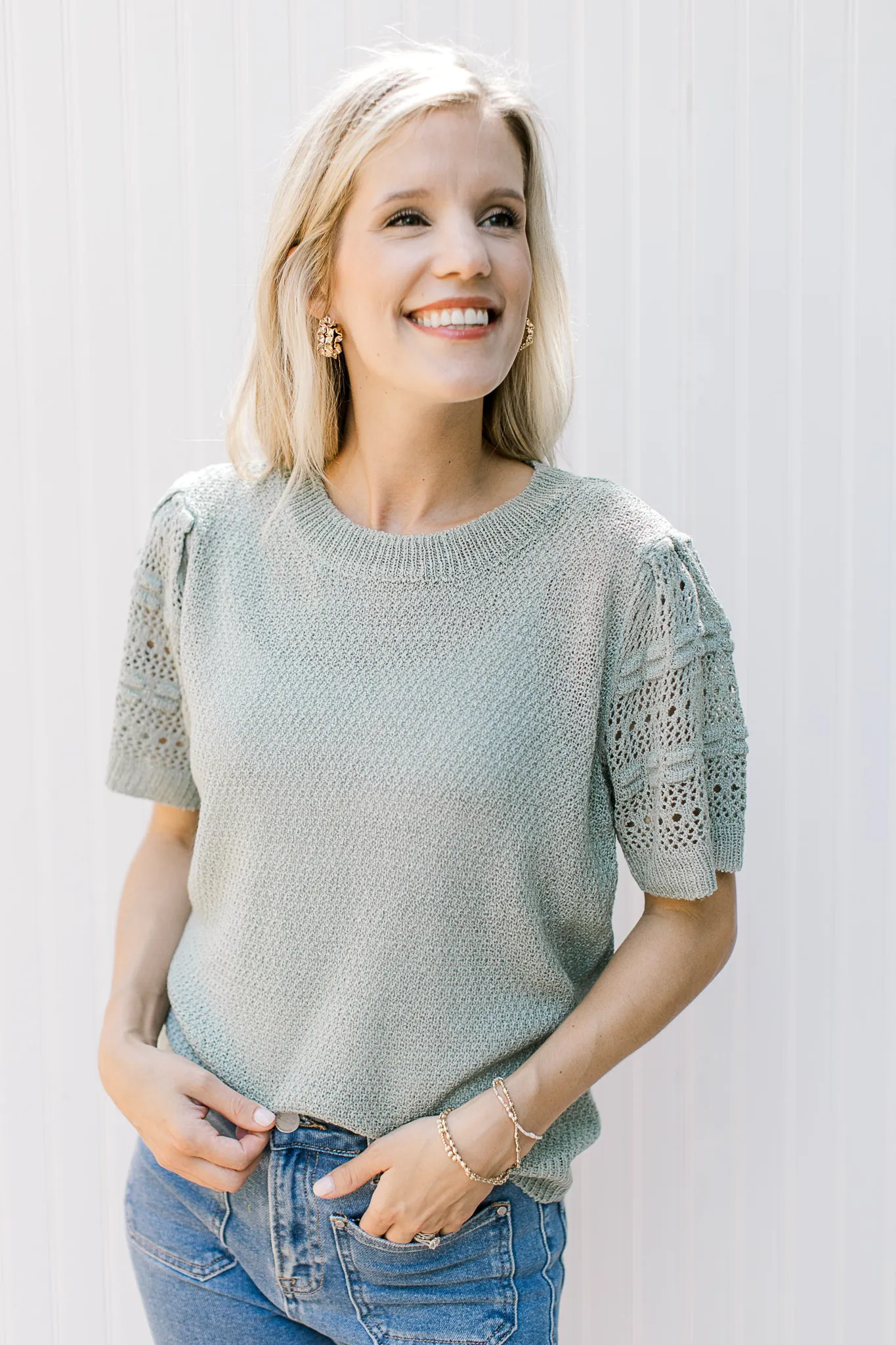 XZ Sweetly Sage Top