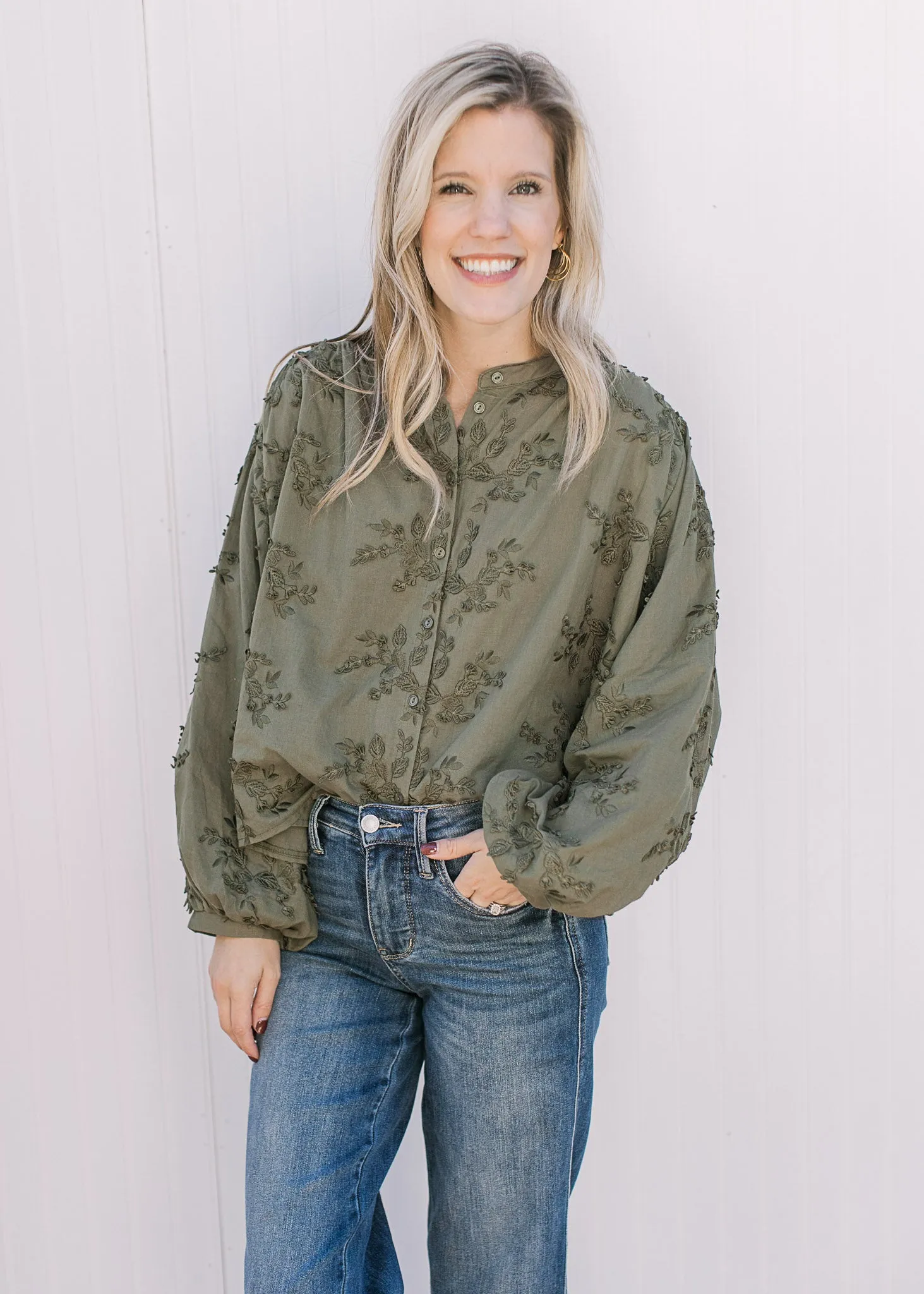 XZ The Olive Textured Top