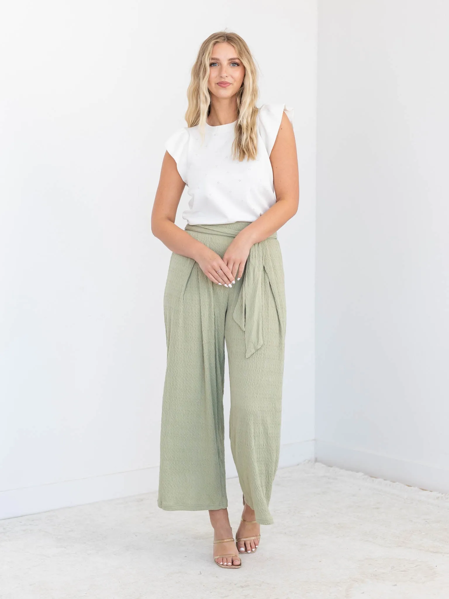Z Supply Isla Pucker Knit Pant